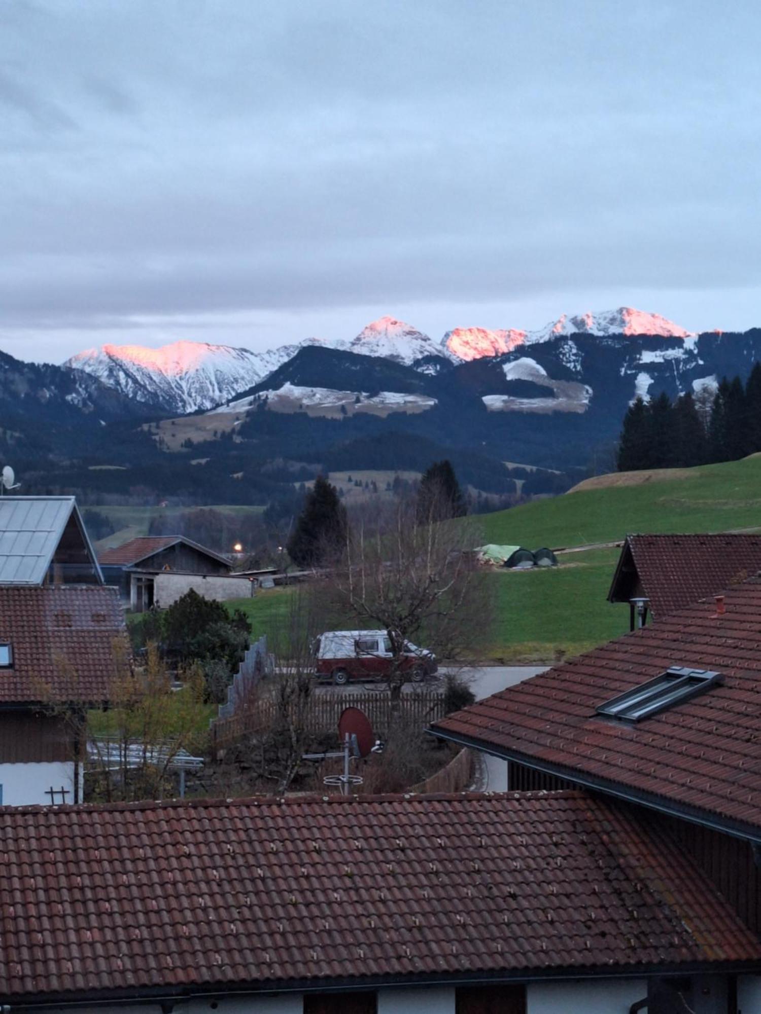 Ferienwohnung Hirsch Glueck Ofterschwang Exterior foto